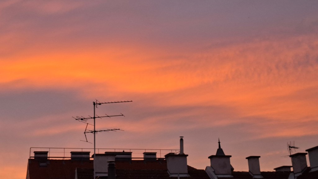 Sonnenuntergang mit Flip