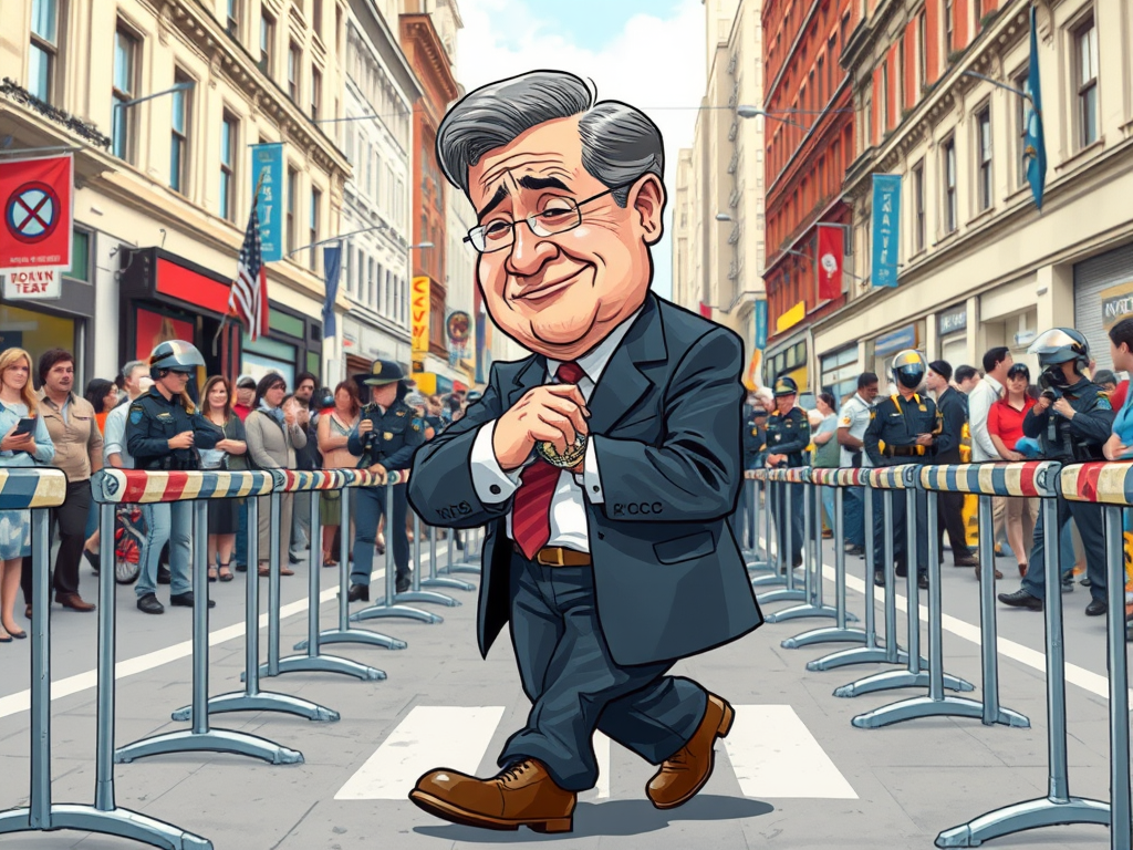 Ein Präsident muss zu Fuß&nbsp;gehen