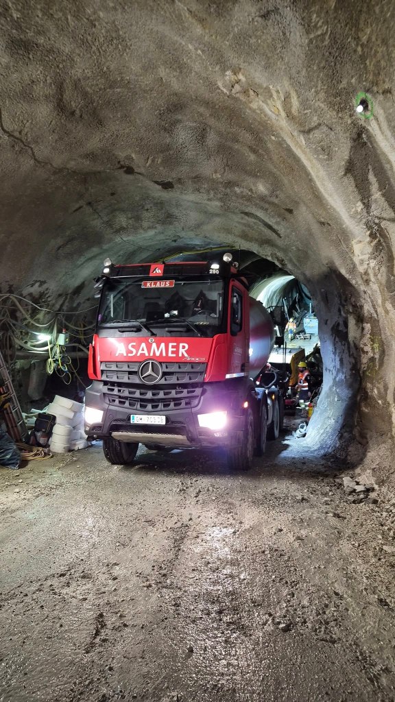 unterirdische Baustelle Pumpspeicherwerk in Ebensee, Traunsee