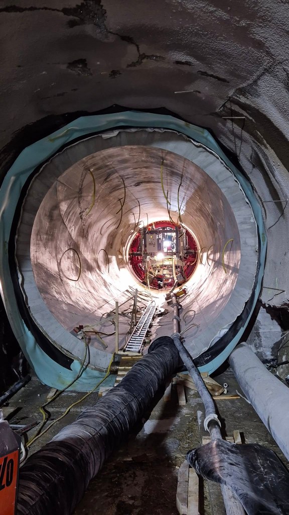 unterirdische Baustelle Pumpspeicherwerk in Ebensee, Traunsee