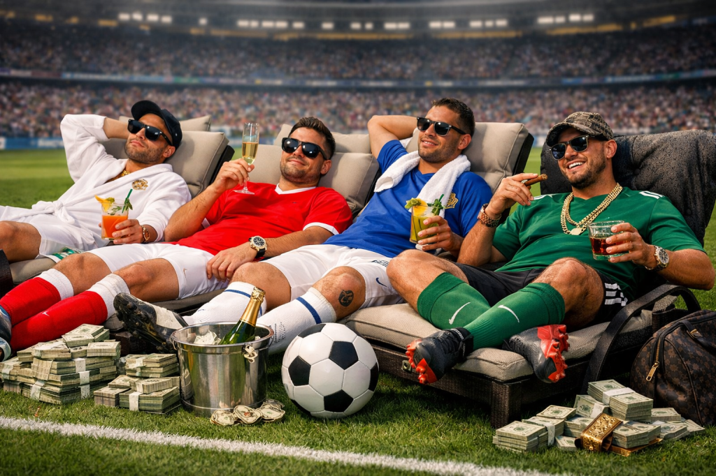 Fußball spielende Millionäre und ihr Freischicht-Marathon
